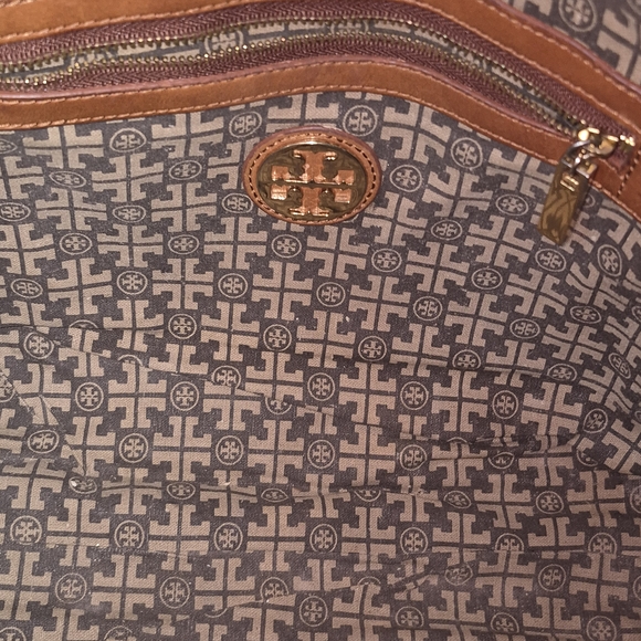 Tory Burch Black and Brown Shoulder Bag - Picture 4 of 4
